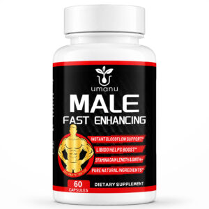 Umanu Fast-Acting Male Enhancing Supplement – Boost Blood Flow, Gain Drive, Size (Length + Girth), Increase Stamina – Made with Maca, Epimedium & Other Natural Ingredients – 3rd Party Tested